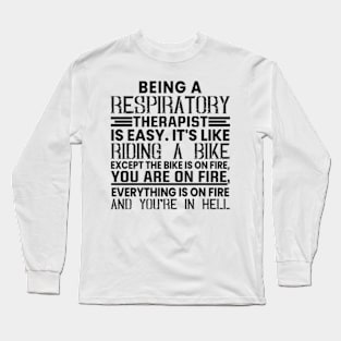 Retro Respiratory Therapist Long Sleeve T-Shirt